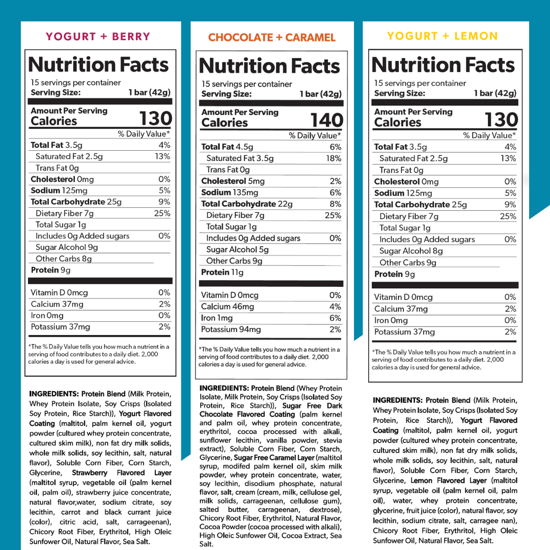 Extend Bar, Diabetic Friendly, Low Carb Bars, 6 Flavor Variety, 12pk Extend Nutrition