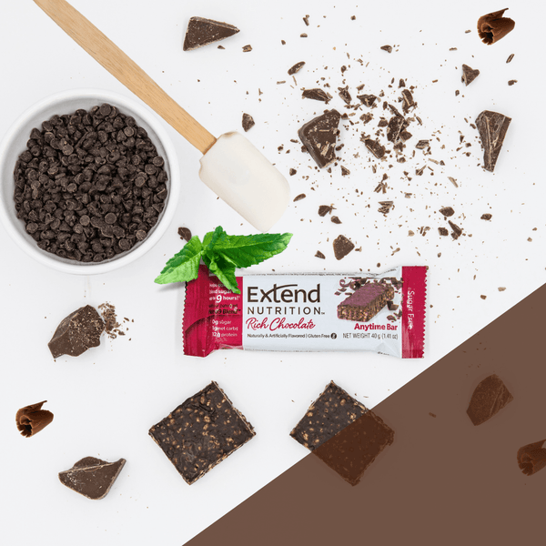 Extend Bar, Sugar Free, Low Carb Protein Bars, Rich Chocolate, 15 Pk ...