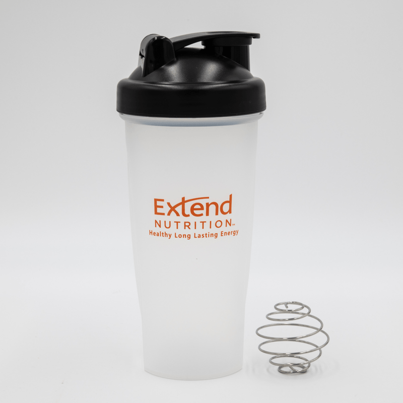 Extend Nutrition Leak Proof Protein Shaker Bottle 28oz. | Black Lid - Extend Nutrition